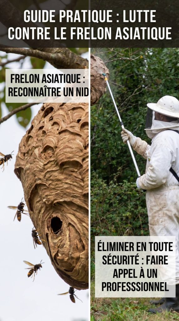 Frelon asiatiques : comment reconnaître et éliminer un nid en toute sécurité